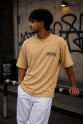 Matrixxwear One Piece Oversized Graphic T-Shirt – Beige | Anime Streetwear 100% Cotton Tee