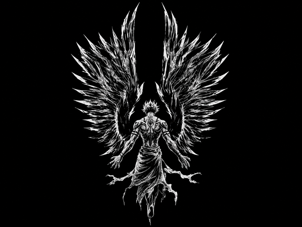 Matrixxwear Celestial Wing Premium Oversized Cotton T-Shirt