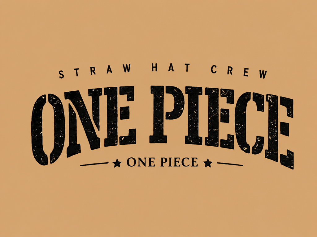 Matrixxwear One Piece Oversized Graphic T-Shirt – Beige | Anime Streetwear 100% Cotton Tee